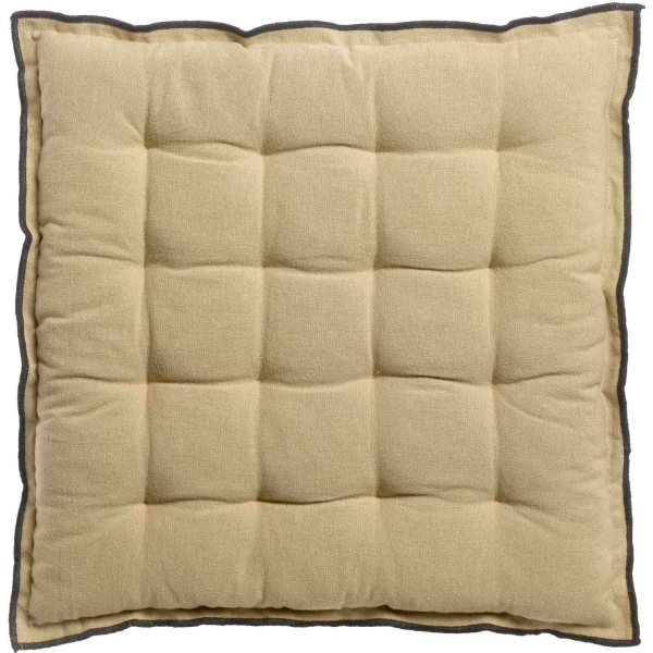 Galette de chaise en coton recyclé Grace (unitaire)