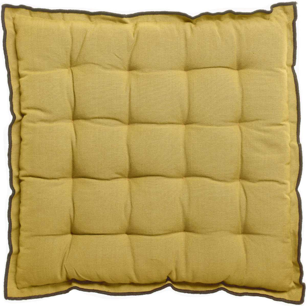 Galette de chaise en coton recyclé Grace (unitaire)