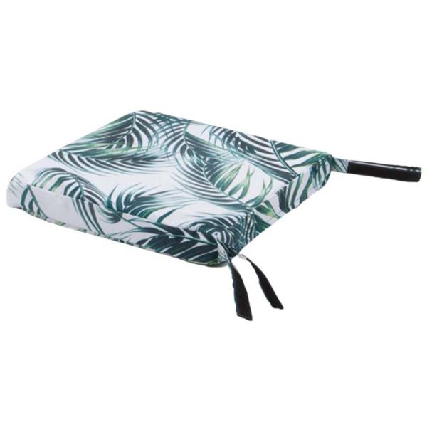 Galette de chaise outdoor imprimée 38 x 38 cm - 