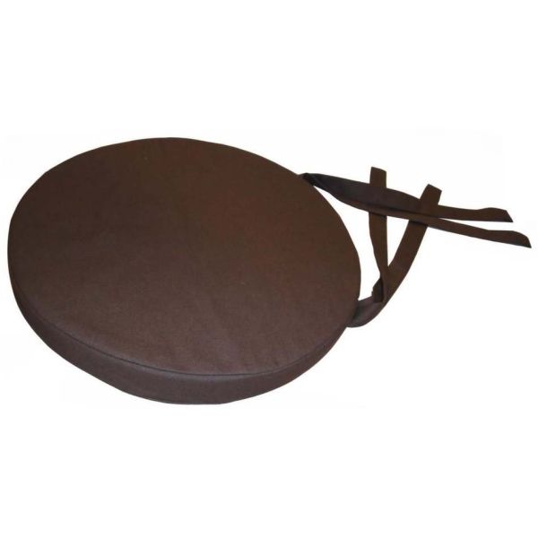 Galette de chaise ronde en coton 40 cm (Lot de 2) - 