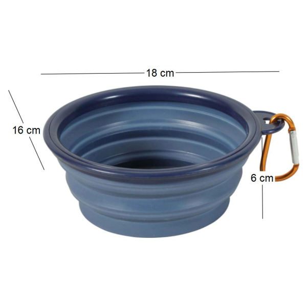 Gamelle souple en silicone bleu Bivouak - 6