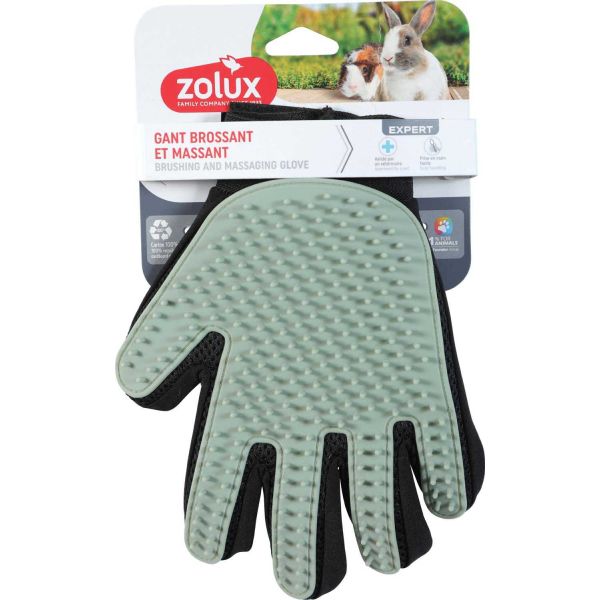 Gant de brossage pour lapin et cochon d'Inde - ZOL-2430