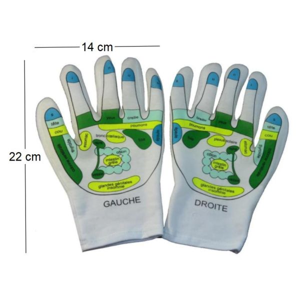Gants hydratants Réflexologie & Spa (La paire) - SUC-0194