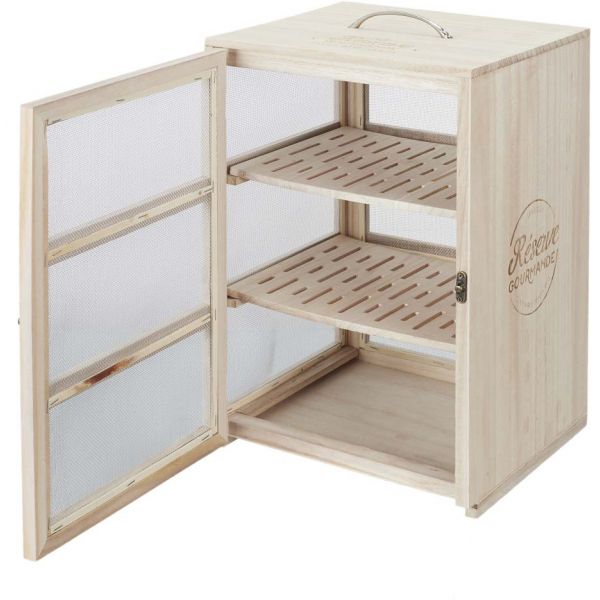 Garde manger en bois Réserves gourmandes 3 niveaux - 39,90