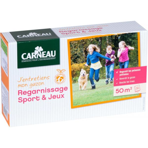 Gazon regarnissage sport