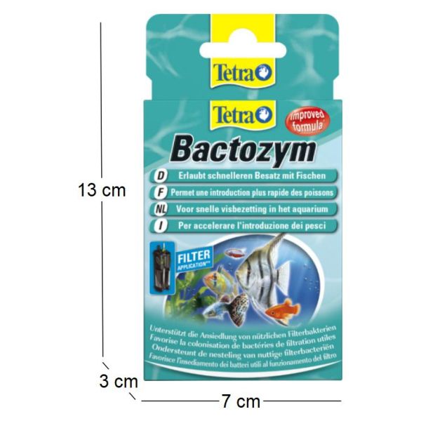Gélules accélérateur biologique Tetra Bactozym - TETRA