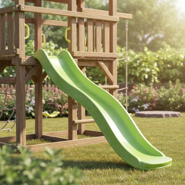 Glissière de toboggan avec vague en PEHD Tweeb 175 cm - KBT