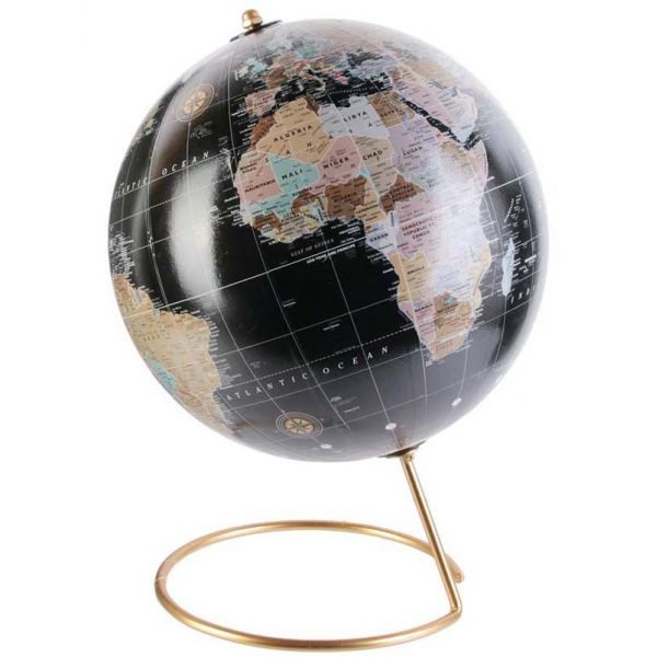 Globe terrestre Happy working 21 cm - DITES LE AVEC DES MOTS