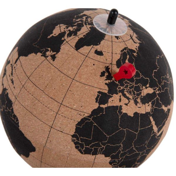 Globe terrestre en liège World - PRE-1512