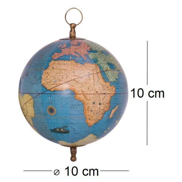 Globe terrestre à suspendre 10 cm - 9