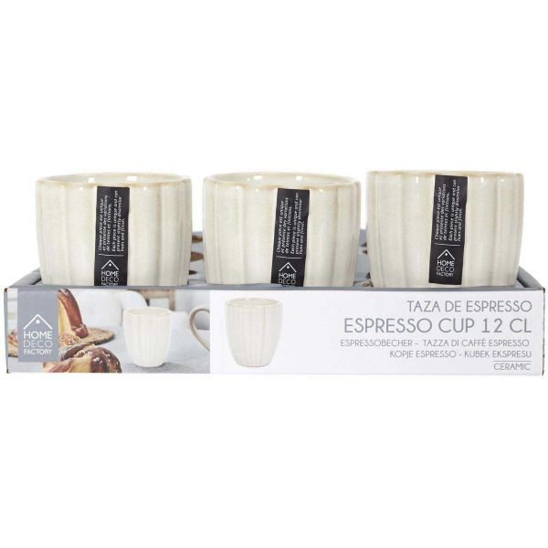 Gobelet espresso en grès Vlora (Lot de 6) - 12,90