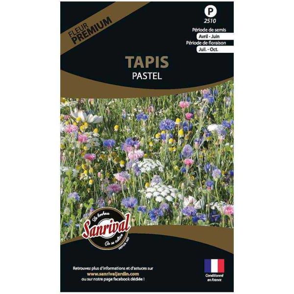 Graines de fleurs premium Tapis pastel