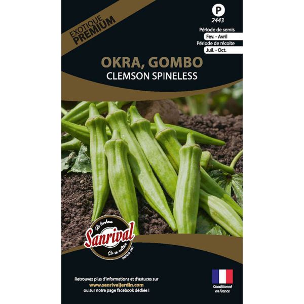 Graines potagères premium Okra gombo