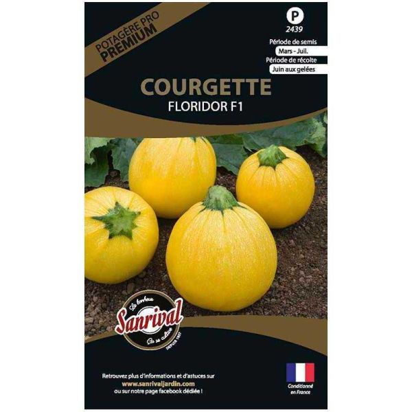 Graines potagères premium courgette