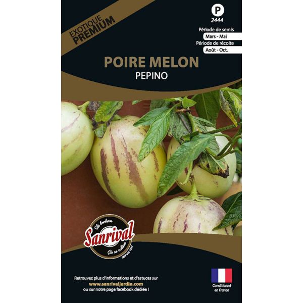 Graines potagères premium poire melon