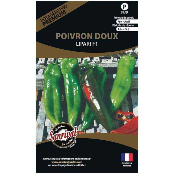 Graines potagères premium poivron