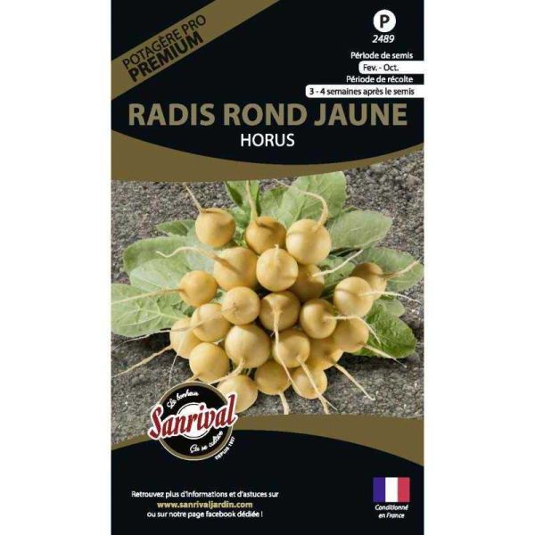 Graines potagères premium radis