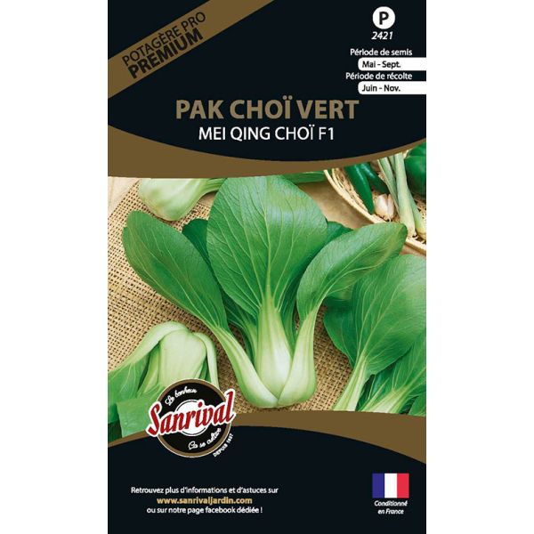 Graines potagères premium pak choï