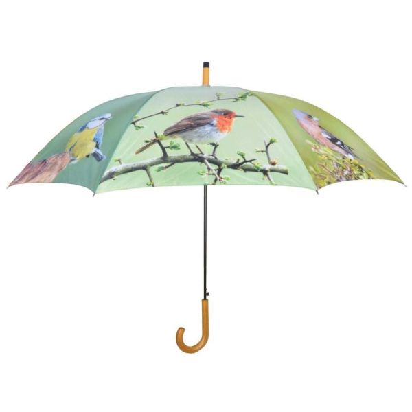 Grand parapluie bois et métal toile polyester