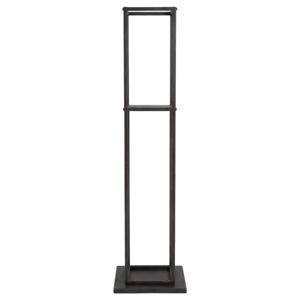 Grand rack à bûches en métal noir - 107