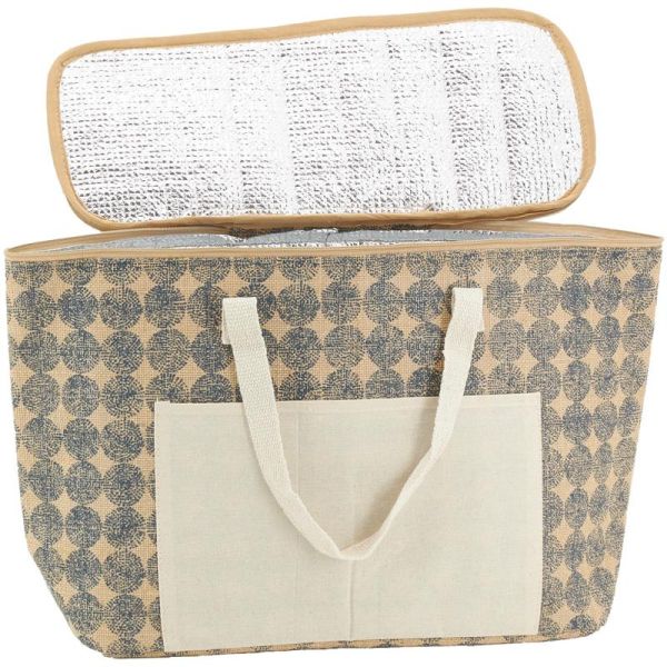 Sac lunch isotherme en jute - AUBRY GASPARD