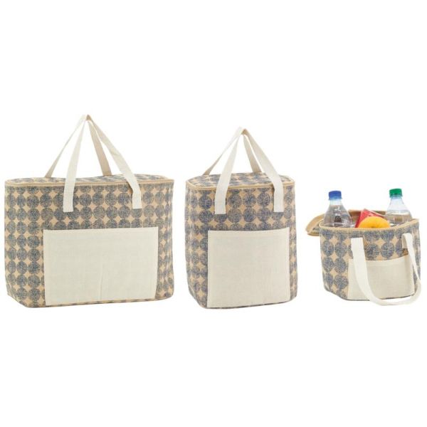 Sac lunch isotherme en jute - 14,90