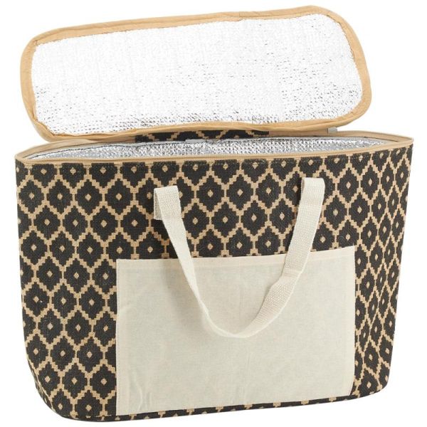 Sac lunch isotherme en jute - AUBRY GASPARD