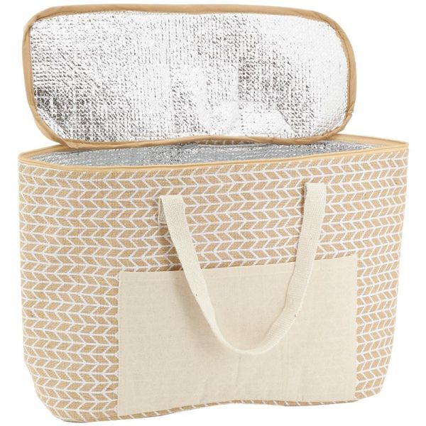 Sac lunch isotherme en jute - AUB-5869