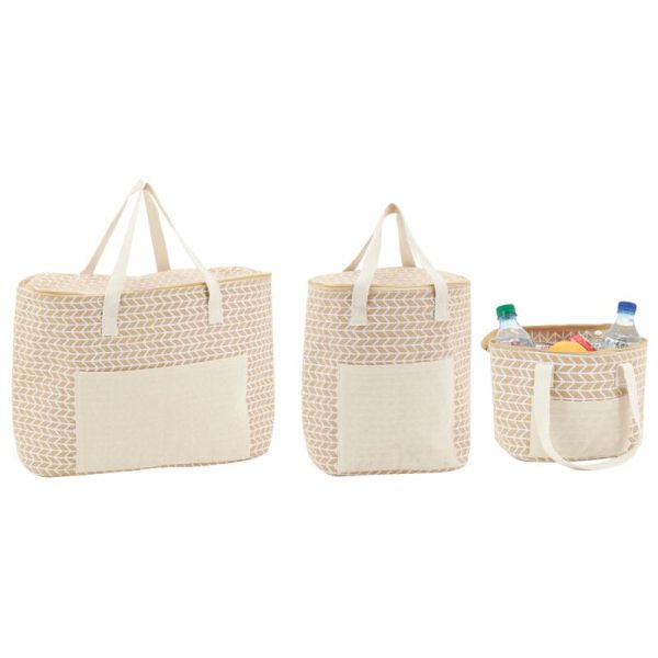 Sac lunch isotherme en jute - 14,90