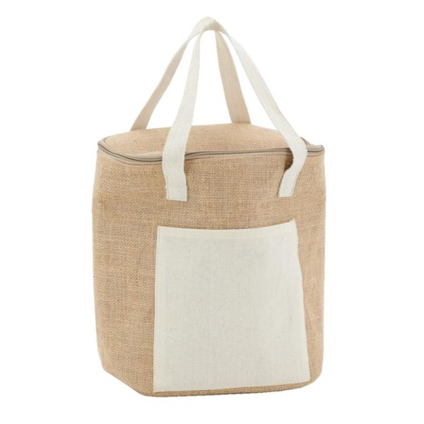 Sac lunch isotherme en jute