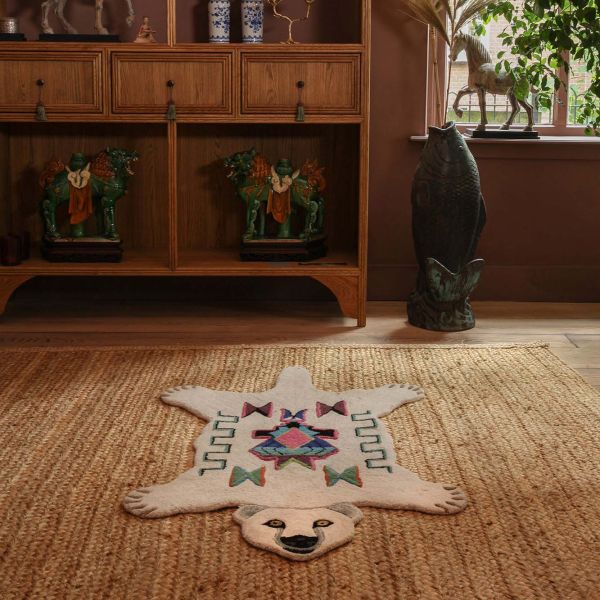 Grand tapis en laine Ours - Doing goods