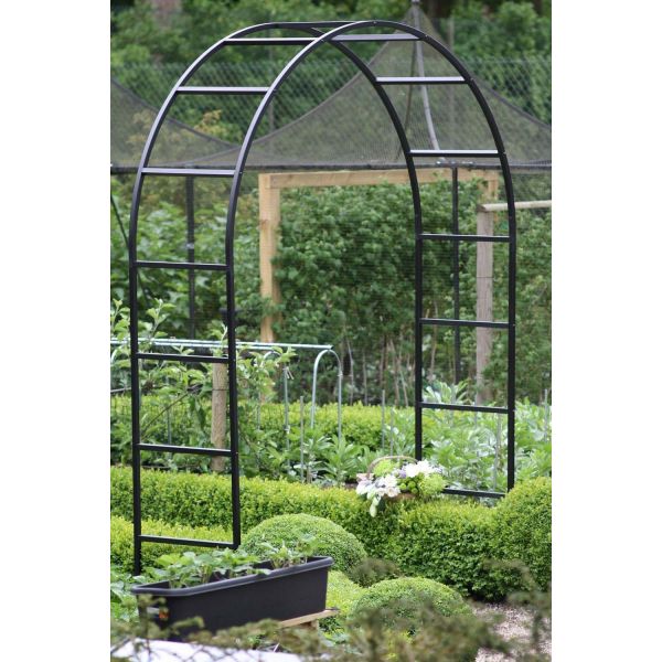 Grande arche de jardin en acier galvanisé Roman - 690,10
