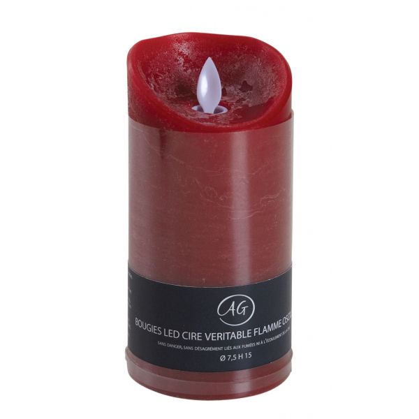 Grande bougie à LED parfumée Fruits Rouges
