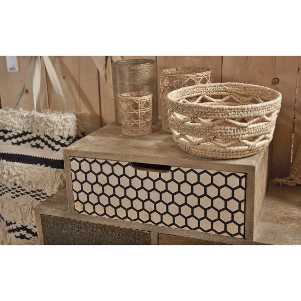 Grande commode en manguier Zigzag - AUB-3427