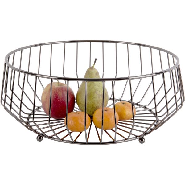 Grande corbeille à fruits en métal Linea - PRE-0600