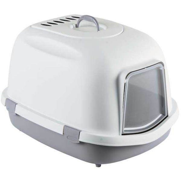 Grande maison de toilette Super Queen gris perle
