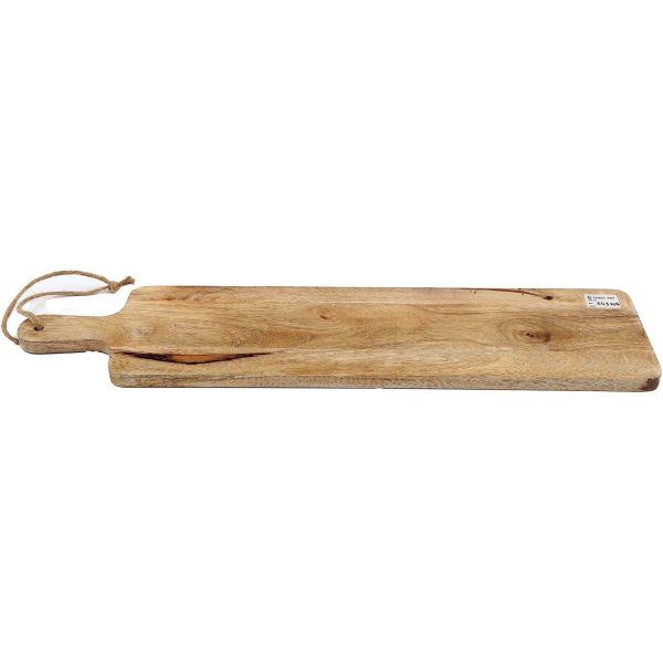 Grande planche apéro en manguier 70 x 16 cm