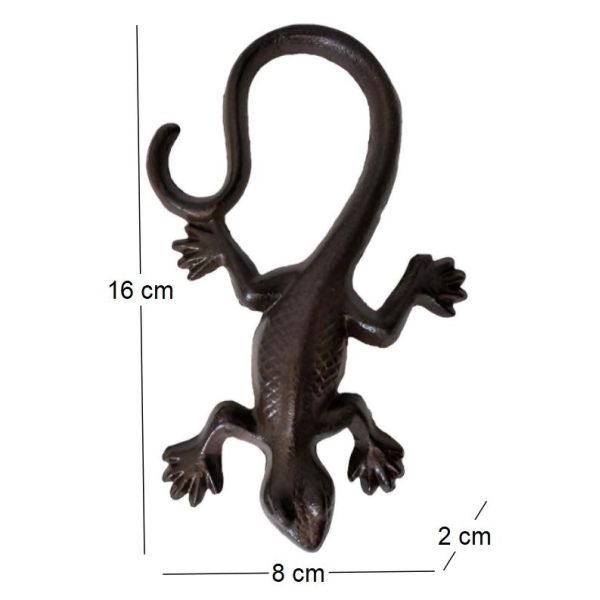 Grande salamandre en fonte 16 x 8 cm - 5,54