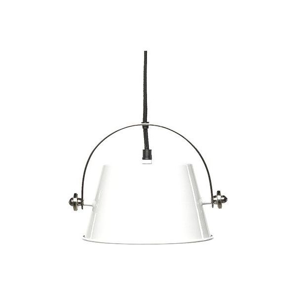 Grande suspension Indus en métal blanc