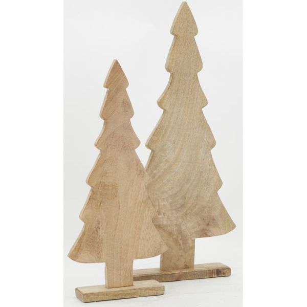 Grands sapins en manguier blanchi (lot de 2) - 125