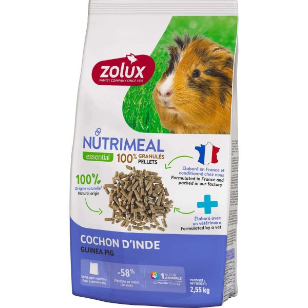 Granulés pour cochon d'Inde Nutrimeal 2.55 kgs
