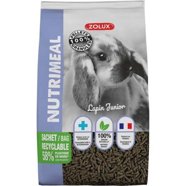 Granulés pour lapins nain Nmeals 2.5 kg - ZOLUX