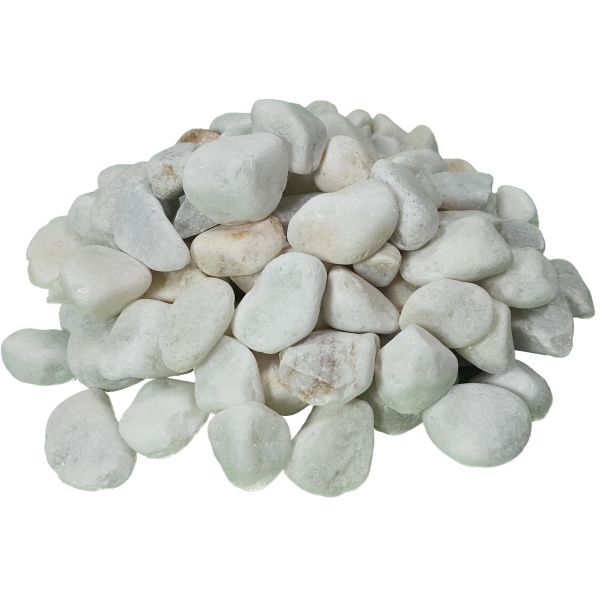Gravier en marbre blanc pur 20 kg