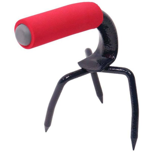 Griffe rotative à main en acier et plastique - 12,90