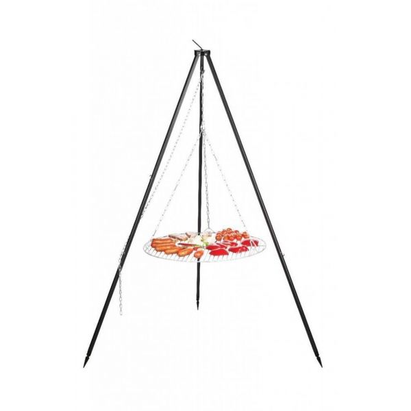Grill de cuisson en acier inoxydable sur trépieds Nobel - NOR-0161