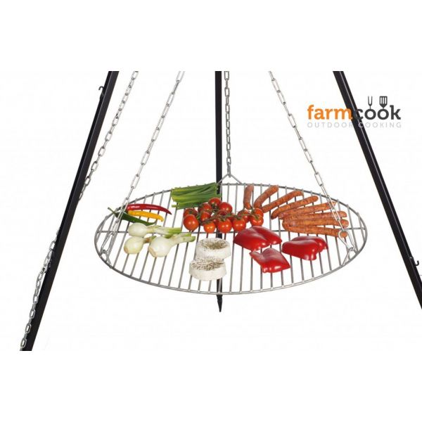 Grill de cuisson en acier inoxydable sur trépieds Nobel - 159