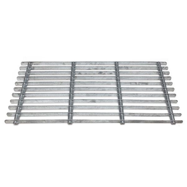 Grille gratte pieds en acier galvanisé 60 x 30 cm