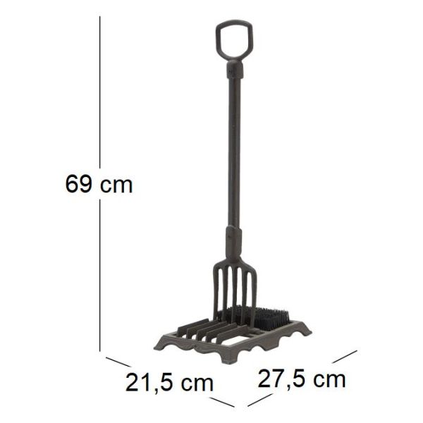 Grille gratte pieds + brosse extérieur - AUB-1567