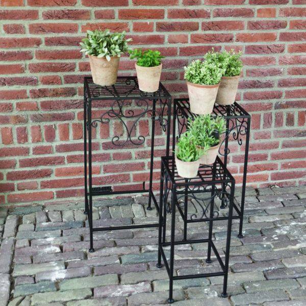 Guéridons pour plantes (Lot de 3) - ESSCHERT DESIGN