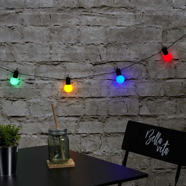 Guilande extérieure 10 ampoules LED 2.70 m - THE HOME DECO FACTORY